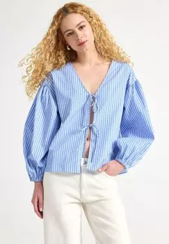 Блуза LONG-SLEEVED Lindex, синий