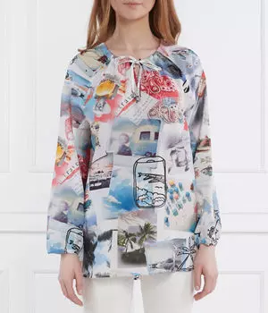 Блуза Loose fit Marc Cain, мультиколор