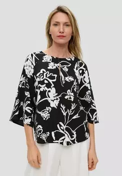 Блуза LOOSE FIT s.Oliver BLACK LABEL, черный