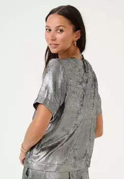 Блуза LORINA Kaffe, серебристый