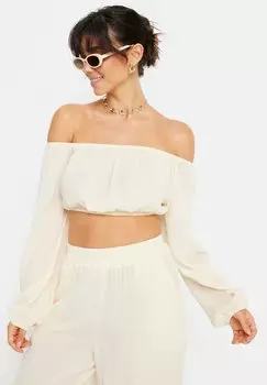 Блуза LSCN BY LASCANA, бежевый