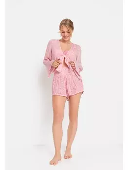 Блуза LSCN BY LASCANA, цвет rosa-orange bedruckt