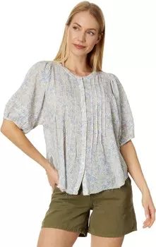 Блуза Lucky Brand Pin Tuck Peasant Blouse, цвет Cream Multi