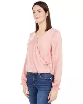 Блуза Lucky Brand Surplice V Blouse, цвет Rose Tan