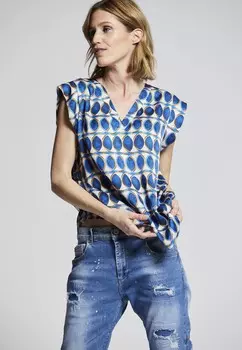 Блуза LUXURY DOT Andijamo, синий