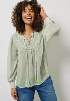 Блуза M&Co, светло-зеленый