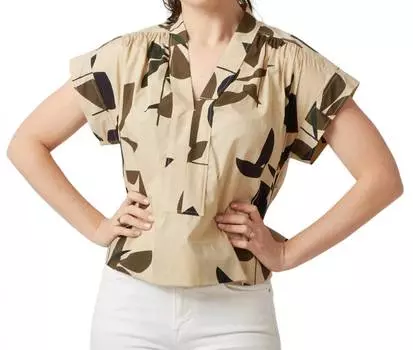 Блуза Мадагаскар бежевого цвета soeur