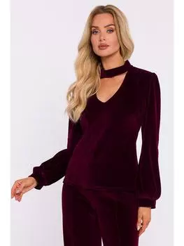 Блуза made of emotion Bluse, цвет Dunkelrot