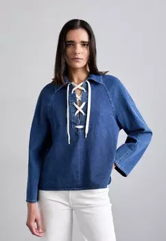 Блуза MADIA Baum und Pferdgarten, синий деним