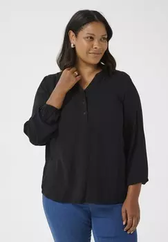 Блуза MAHLENA Kaffe Curve, черный