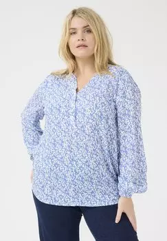 Блуза MAHLENA Kaffe Curve, синий