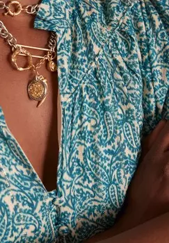 Блуза Maison 123, бирюзовый