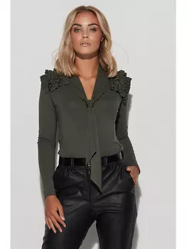 Блуза Makadamia, хаки