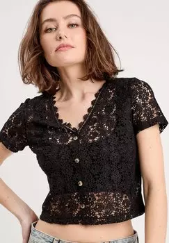 Блуза MAKRAMEE Cache Cache, черный