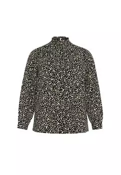 Блуза MALENA Kaffe Curve, черный