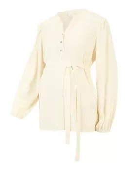 Блуза MAMALICIOUS MLMercy Lia, экрю