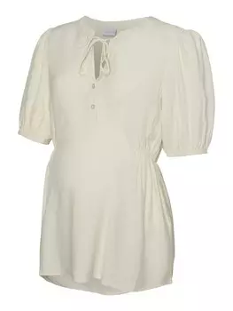 Блуза MAMALICIOUS MLPaulina Lia, бежевый