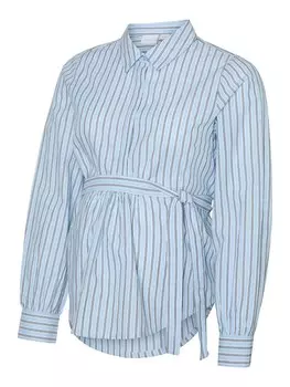 Блуза MAMALICIOUS, светло-синий