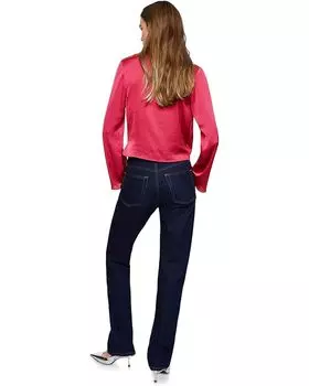 Блуза MANGO Crusie Blouse, фуксия