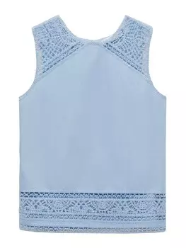 Блуза Mango FARFA, светло-синий