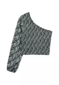 Блуза Mango Kids, черный