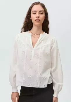 Блуза Mango Kids, слоновая кость