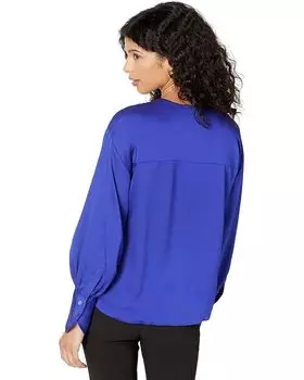 Блуза MANGO Olivia Blouse, цвет Medium Blue