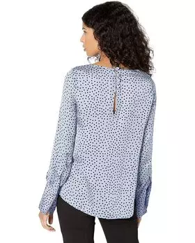 Блуза MANGO Tippy Blouse, цвет Medium Blue