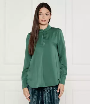 Блуза Marc Cain Loose fit, зеленый