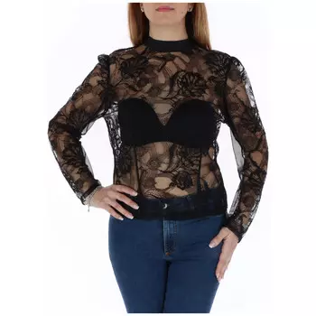 Блуза Marciano кружевная, черный
