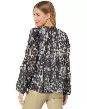 Блуза Marie Oliver Haley Blouse, цвет Jade Speckle