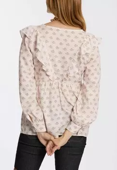 Блуза MATERNITY AND NURSING RUFFLED NELLY Cache Coeur, белый