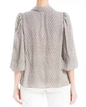 Блуза Max Studio с рукавами 3/4, белый