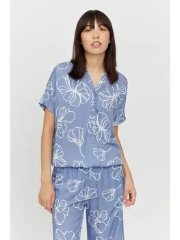 Блуза MAZINE Bluse Benoni, светло-синий