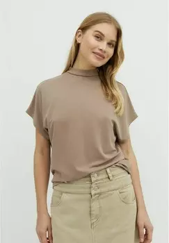 Блуза mbyM, серо-коричневый