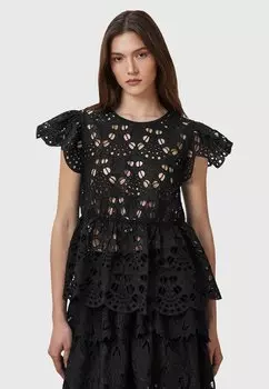 Блуза MEADOW EMB AllSaints, черный