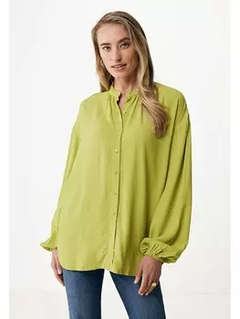 Блуза Mexx Flora, зеленый