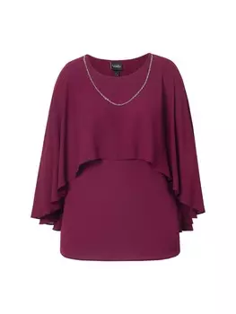Блуза MIAMODA Bluse, цвет purpur