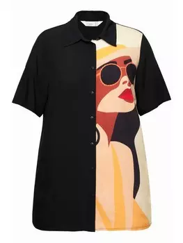 Блуза MIAMODA, черный