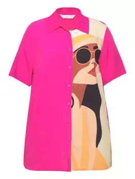 Блуза MIAMODA, цвет neon berry