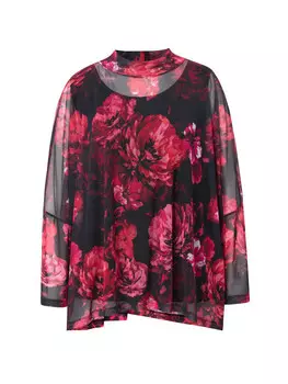 Блуза MIAMODA, цвет purpur