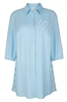 Блуза MIAMODA Hemd, цвет himmelblau