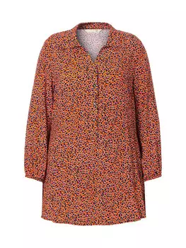 Блуза MIAMODA Hemdbluse, оранжевый