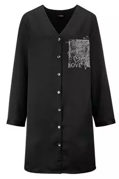 Блуза MIAMODA Longtunika, черный