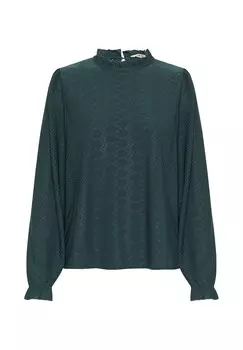 Блуза MIANNA Cream, темно-зеленый