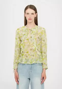 Блуза MIKAELA Baum und Pferdgarten, светло-зеленый