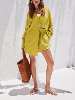 Блуза Milan Kiss 2tlg Outfit, зеленый