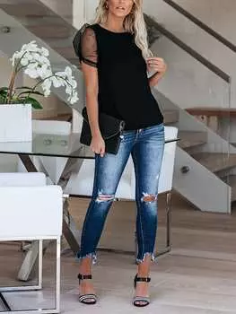 Блуза Milan Kiss Bluse, черный