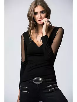 Блуза Milan Kiss, черный