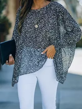 Блуза Milan Kiss, черный/белый